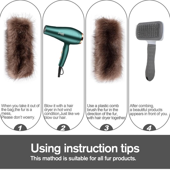 Gray Faux Fur Winter Hat – Soft & Warm Russian Style - Picture 8 of 9